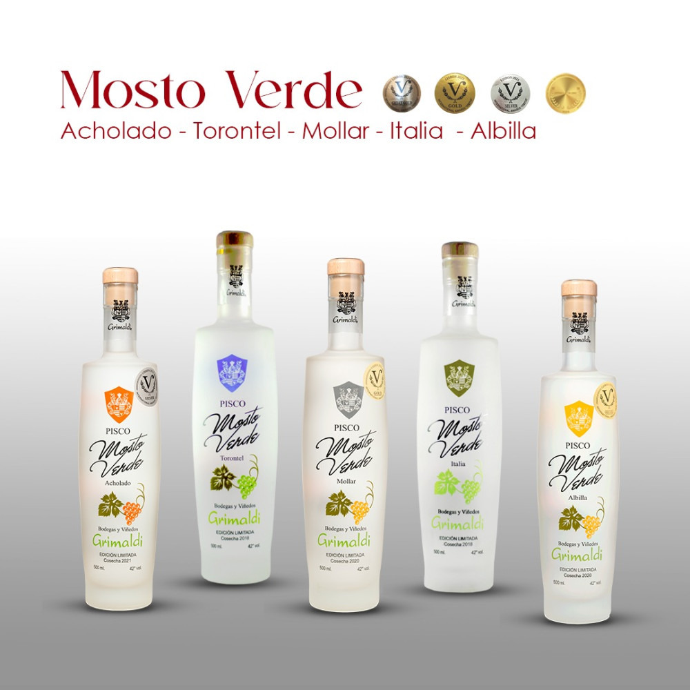 PISCO MOSTO VERDE GRIMALDI — Ica, Peru