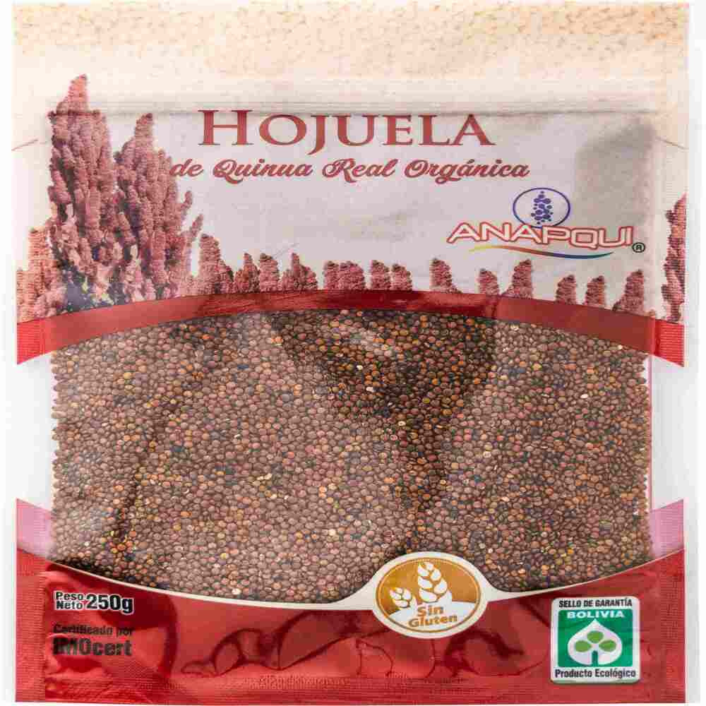 STAND UP POUCH WITH ZIPPER FOR ORGANIC GRAINS — LURIN, Peru