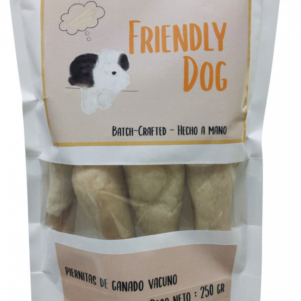 DOG MEAT SNACK IN THE SHAPE OF A FRIENDLY DOG LEG — Lima, Peru