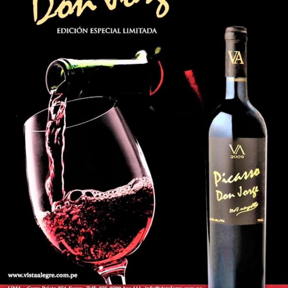 PICASSO DON JORGE WINE - LIMITED EDITION — ICA, Peru