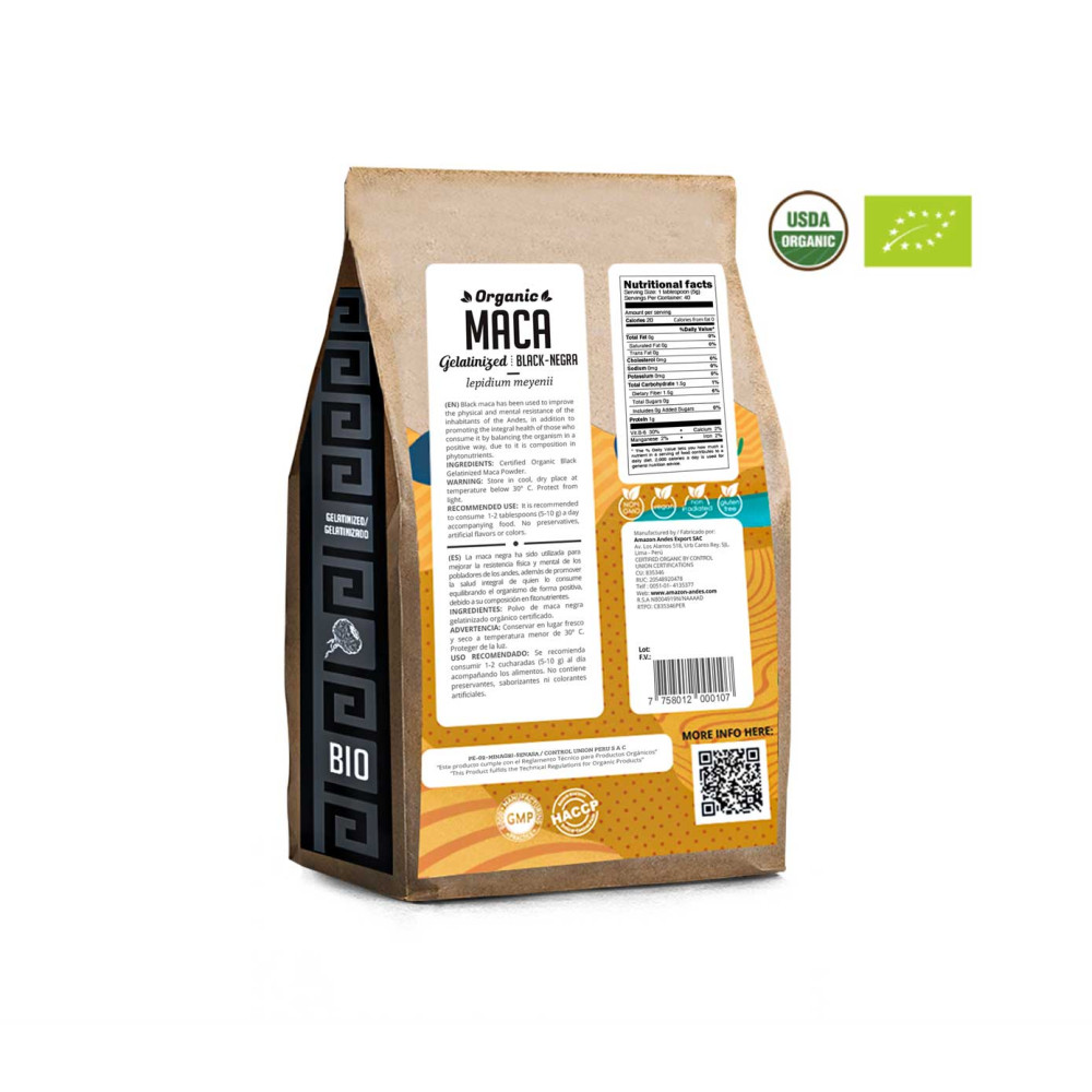 ORGANIC BLACK MACA POWDER — lima, Peru 2