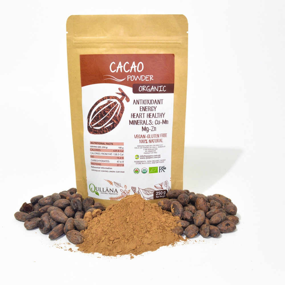 CACAO / POLVO, NIBS, ROASTED BEANS, BUTTER, PASTE — lima, Peru