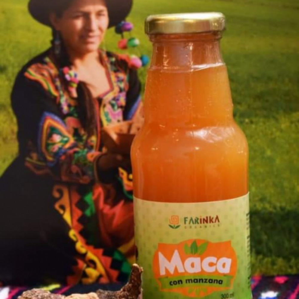 bebida de maca con manzana — Lima, Peru