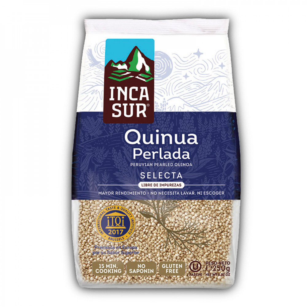 100% WHITE PEARLED QUINOA 'SELECTED'. INCASUR. — Lima, Peru